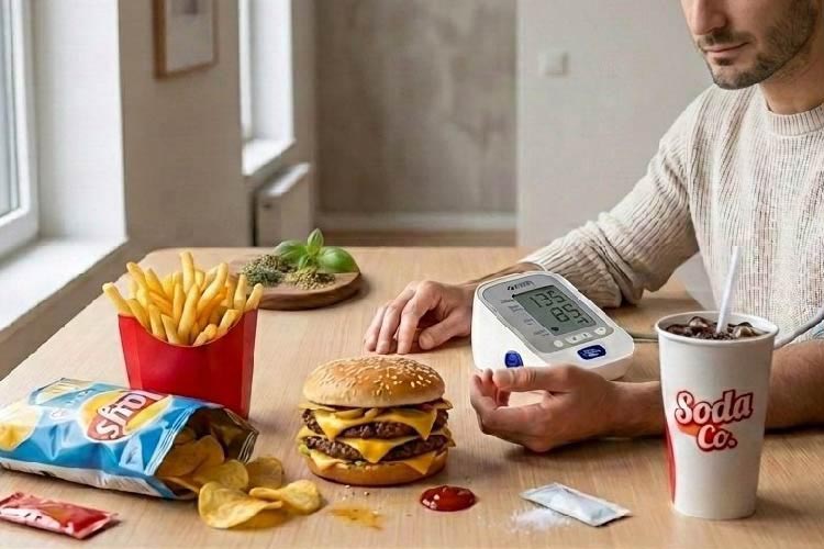 غذاهای مضر برای افراد مبتلا به فشار خون بالا
